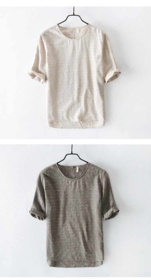 Playera Casual Estilo Chino de Manga Corta para Hombre - Image 15