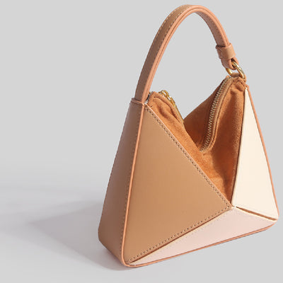 Bolsa Tote Convertible con Diseño Geométrico de Diamantes - Image 4