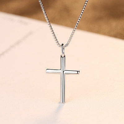 Collar Colgante de Plata S925 Diseño Minimalista