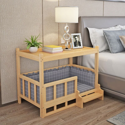 Cama Nido para Mascotas Integrada a Mesita de Noche