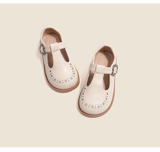 Zapatos de Cuero para Niñas Princesa con Suela Antideslizante - Image 12