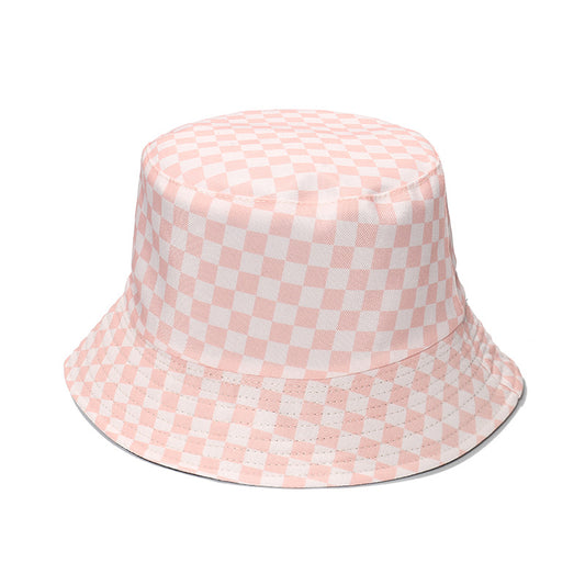 Gorro Pescador Cuadros Blanco y Negro - Estilo Clásico Versátil