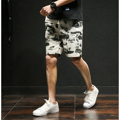 Shorts de Verano para Hombre en Algodón y Lino - Image 9