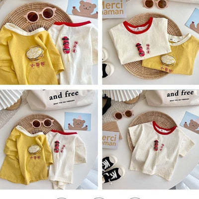 Playera Casual de Niña Manga Corta Cuello Redondo - Versátil para Verano - Image 5