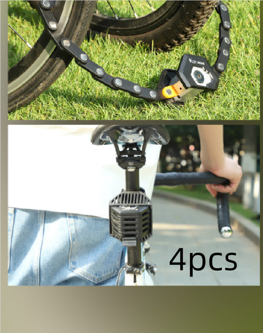 Candado Plegable para Bicicleta de Aleación con 3 Llaves - Seguridad Antirrobo Hamburg-Lock - Image 10