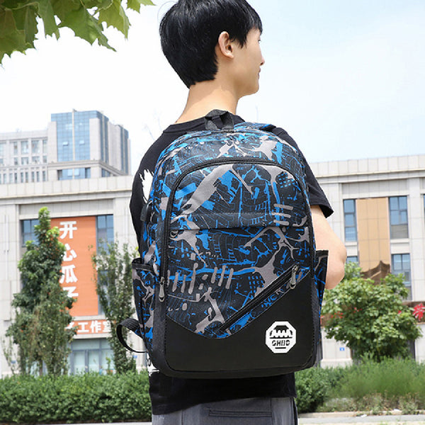 Mochila Escolar Floral 3 en 1 - Diseño Trendy Multifuncional