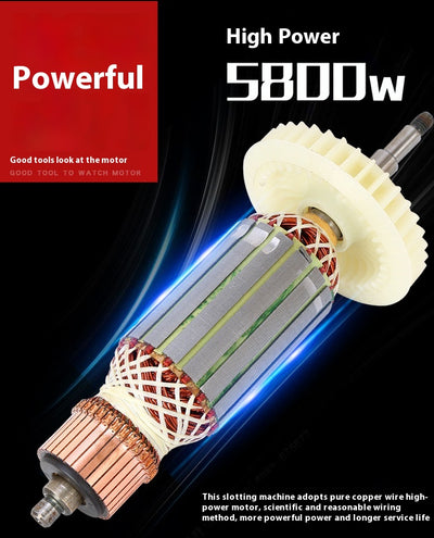 Máquina Ranuadora 160 Moldeado Único Corte de Pared Eléctrica sin Polvo - Image 7