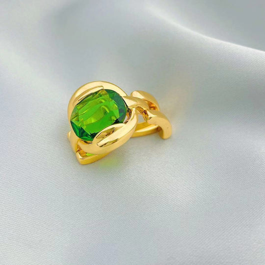 Anillo Vintage Esmeralda y Oro - Personalidad Única - Image 9