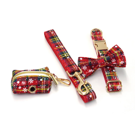 Arnés Navideño para Perros con Correa de Tracción y Bolsa Trasera - Image 2