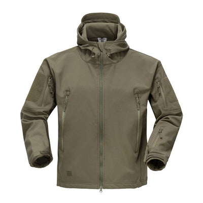 Chaqueta Táctica Soft Shell con Capucha para Hombre - Image 3