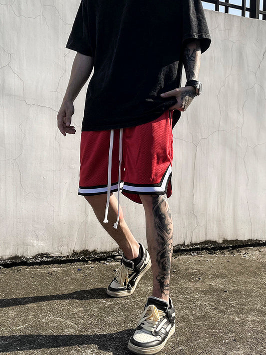 Pantalones de Básquetbol con Malla y Cordón Ajustable