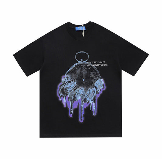 Remera Streetwear Gráfica Time Flies para Hombre - Image 2