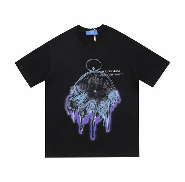 Remera Streetwear Gráfica Time Flies para Hombre