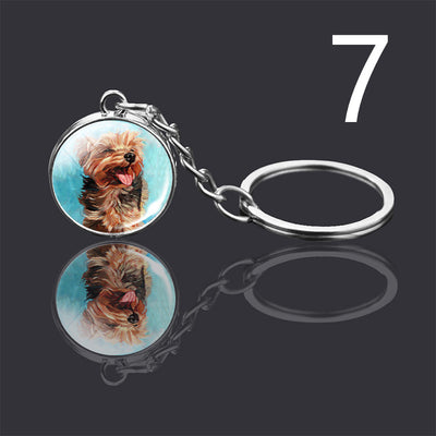Llavero Colgante de Cristal Doble Cara Luminoso para Mascotas - Image 19