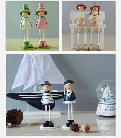 Muñeca Artesanal Colgante con Pies Pintados - Títere Decorativo - Image 9