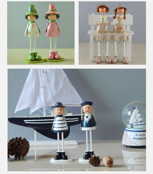 Muñeca Artesanal Colgante con Pies Pintados - Títere Decorativo - Image 9