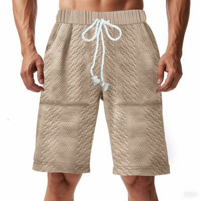 Shorts de Punto Jacquard Holgados para Hombre - Image 6