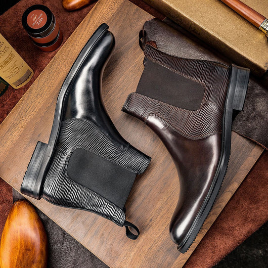 Botas de Cuero para Hombre Estilo Coreano Premium - Image 10