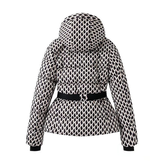 Chaqueta Acolchada Reductora con Cinturón para Mujer - Image 2