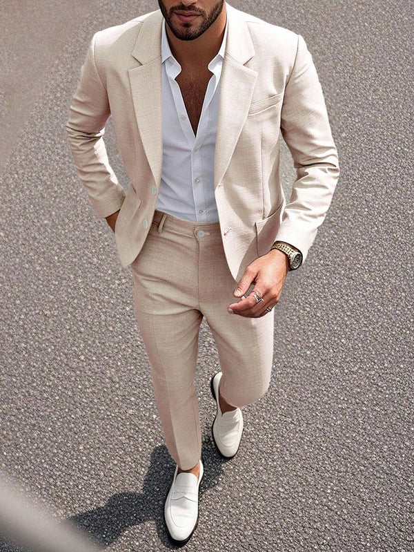 Traje de Negocios Ejecutivo Liso para Hombre - Image 6