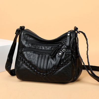 Bolso Bandolera de Cuero Suave para Mujer Madura - Elegancia y Comodidad - Image 5