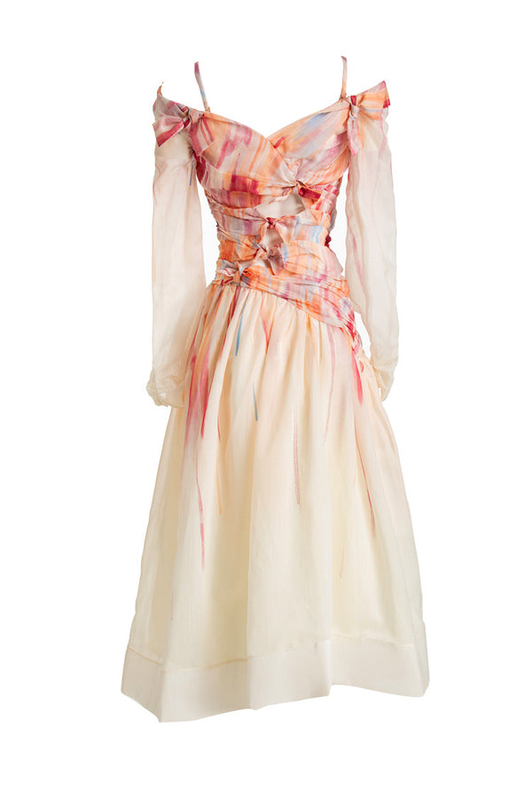 Vestido de Encaje con Recortes Dulce y Picante para Mujer - Image 4