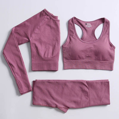 Conjunto de Yoga Seamless sin Costuras para Mujer - Image 3