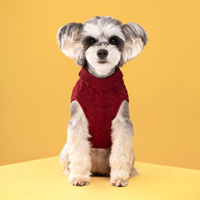 Suéter Tejido para Mascotas - Abrigo Cálido de Cuello Alto para Perros y Gatos - Image 14