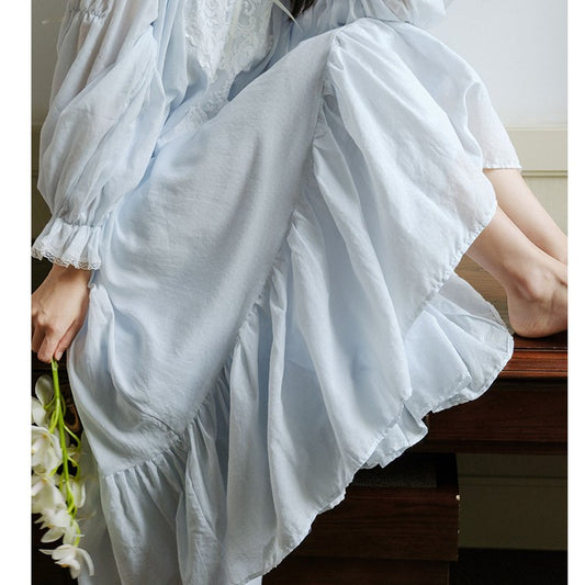 Vestido Infantil con Mangas Abullonadas Estilo Princesa - Image 2