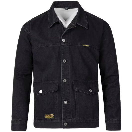 Chaqueta Denim Coreana Slim Fit para Hombre - Image 12