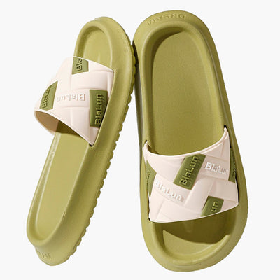 Pantuflas de Bloques de Color para Parejas - Cómodas Zapatillas de Casa con Suela Antideslizante - Image 20