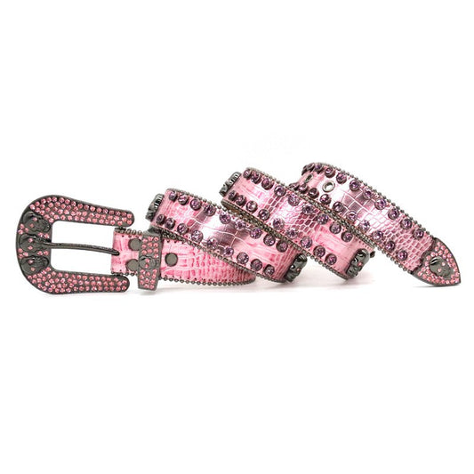 Cinturón de Moda Diamond Gun Color - Accesorio Personalidad - Image 2