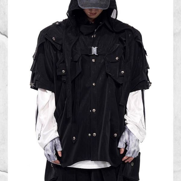 Chaqueta Bandage de Manga Corta para Hombre Dark Pioneer