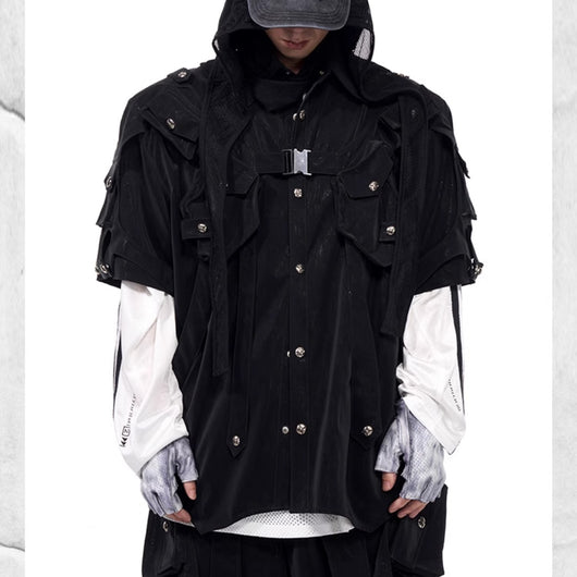 Chaqueta Bandage de Manga Corta para Hombre Dark Pioneer
