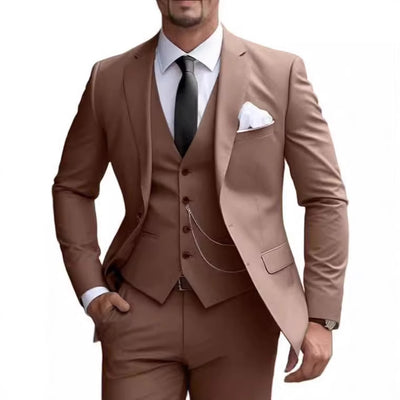Traje Slim Fit Ejecutivo para Hombre - Elegancia Formal y Temperamento Empresarial - Image 2