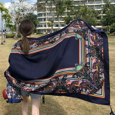 Bufanda Étnica Larga Estilo Coreano para Verano y Otoño - Image 25