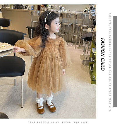 Vestido de Malla Elegante para Niña - Image 10