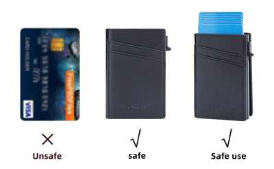 Cartera Minimalista de Aluminio con Sistema de Extracción Lateral para Hombre - Image 14