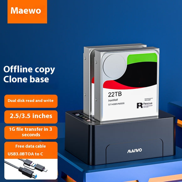 Copiador de Discos Duros Dual 2.5"-3.5" SATA - Docking Station