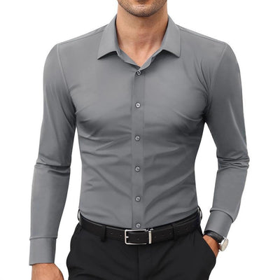 Camisa de Trabajo Slim Fit Clásica de Calidad Europea - Image 3