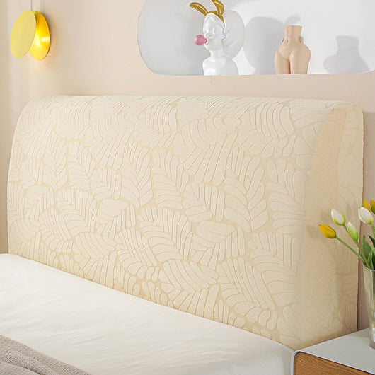 Funda Protectora Jacquard Antipolvo para Respaldo de Cama de Madera