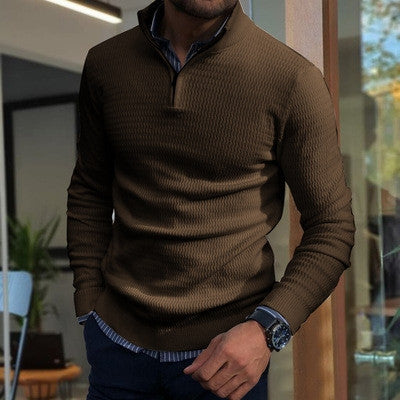 Polo Manga Larga Estampado Digital Hombre Tallas Grandes Europeo