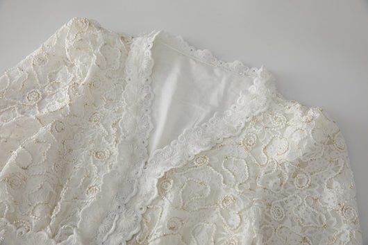 Falda Larga de Encaje Transparente para Mujer - Image 30