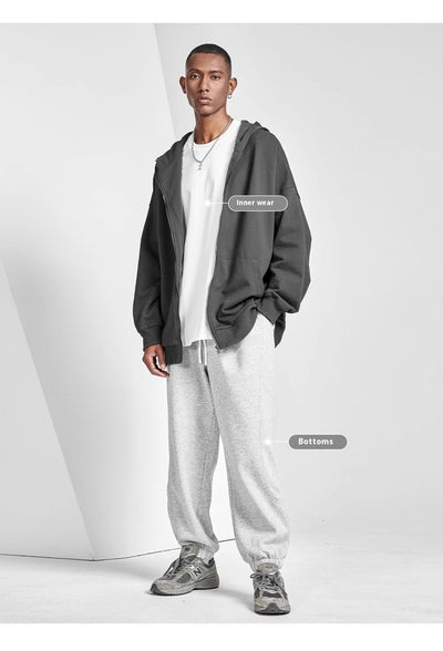 Abrigo Sudadera con Capucha Forrada en Fleece para Hombre - Image 25
