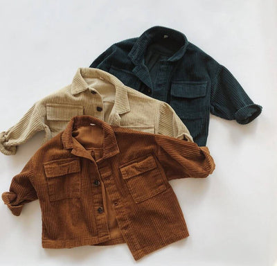 Cardigan Infantil Vintage en Pana Suelta y Cómoda - Image 12