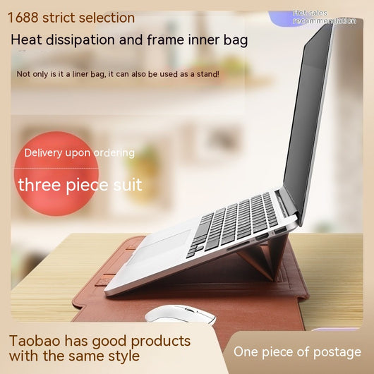 Funda de Cuero para Laptop - Protección Profesional y Estilo - Image 35
