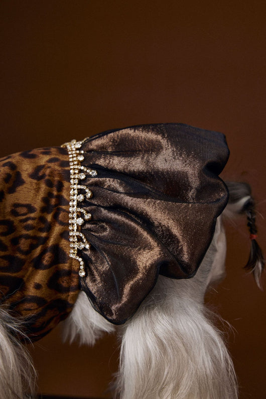 Vestido Otoñal Estampado Leopardo para Perros - Image 9