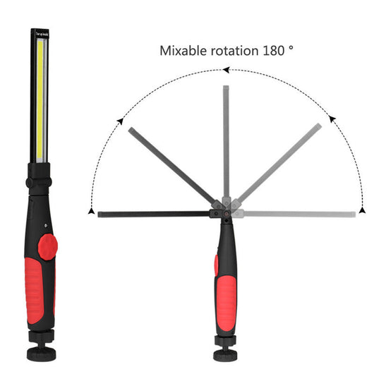 Linterna LED Magnética Recargable USB COB para Reparaciones - Lámpara Portátil Giratoria 180° - Image 5