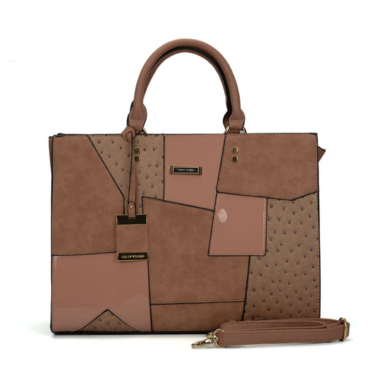 Bolso Mensajero de Hombro Único con Costura Decorativa para Mujer - Image 4