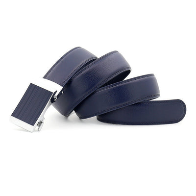 Cinturón de Cuero Genuino con Hebilla Automática para Hombre - Estilo Ejecutivo - Image 9